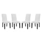 Modway Parcel Dining Side Chair Vinyl Set of 4 - EEI-3554 | Dining Chairs | Modishstore - 2