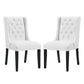 Modway Baronet Dining Chair Vinyl Set of 2 | Dining Chairs | Modishstore-6