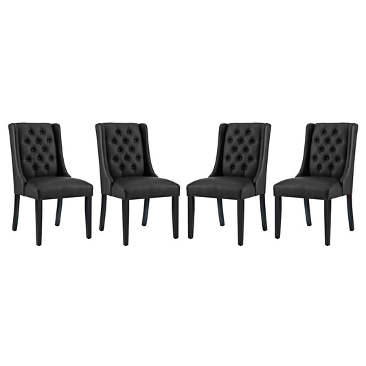 Modway Baronet Dining Chair Vinyl Set of 4 | Dining Chairs | Modishstore