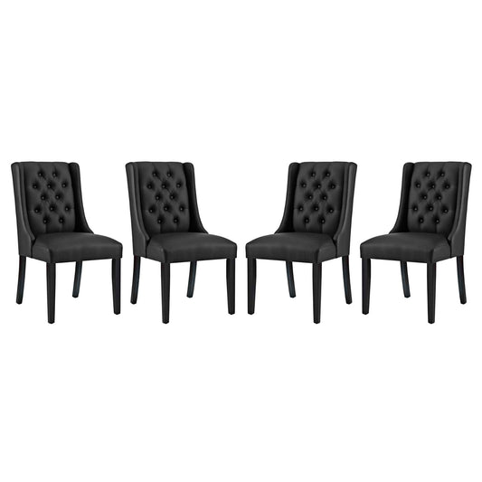 Modway Baronet Dining Chair Vinyl Set of 4 - EEI-3556 | Dining Chairs | Modishstore - 1