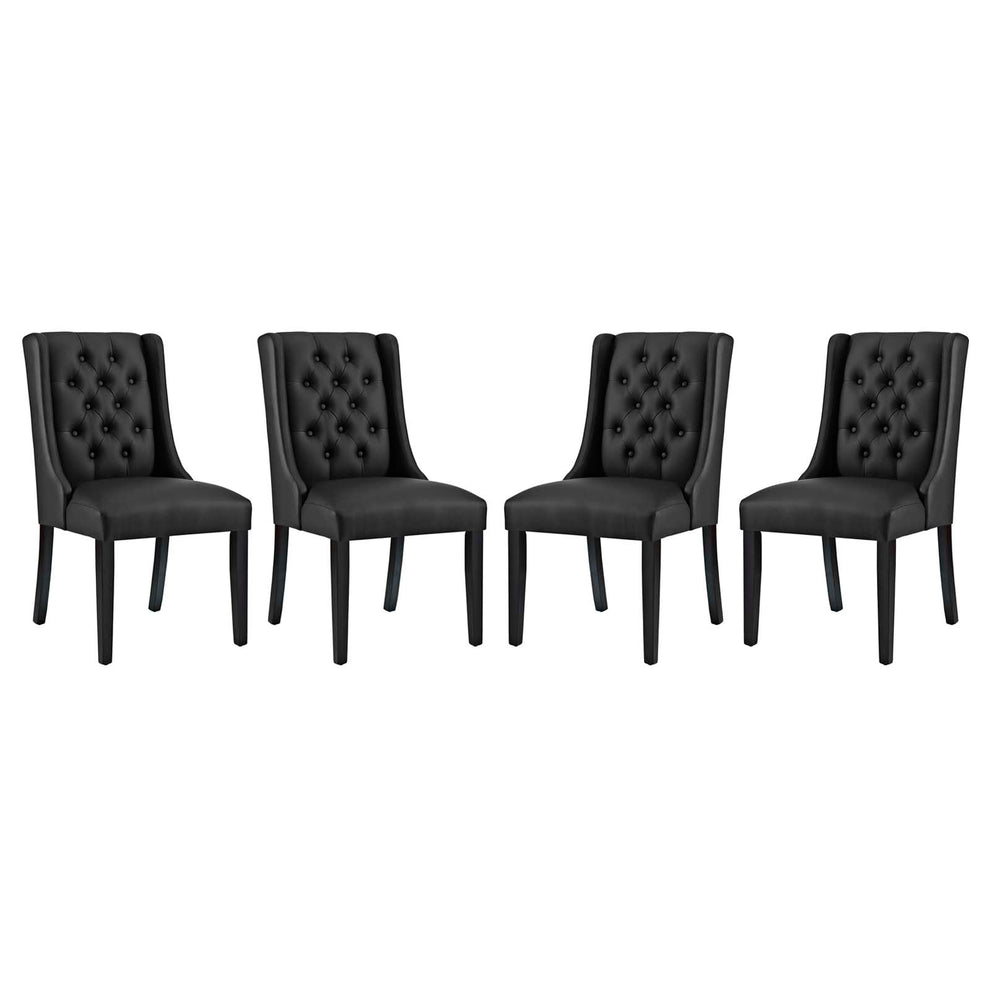 Modway Baronet Dining Chair Vinyl Set of 4 - EEI-3556 | Dining Chairs | Modishstore - 1