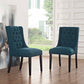 Modway Baronet Dining Chair Fabric Set of 2 - EEI-3557 | Dining Chairs | Modishstore - 1