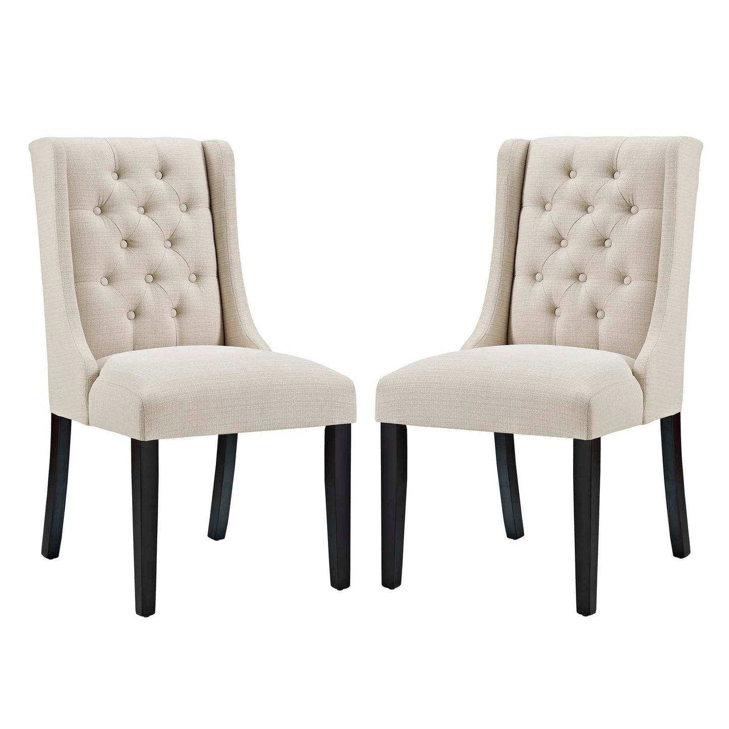 Modway Baronet Dining Chair Fabric Set of 2 | Dining Chairs | Modishstore-7