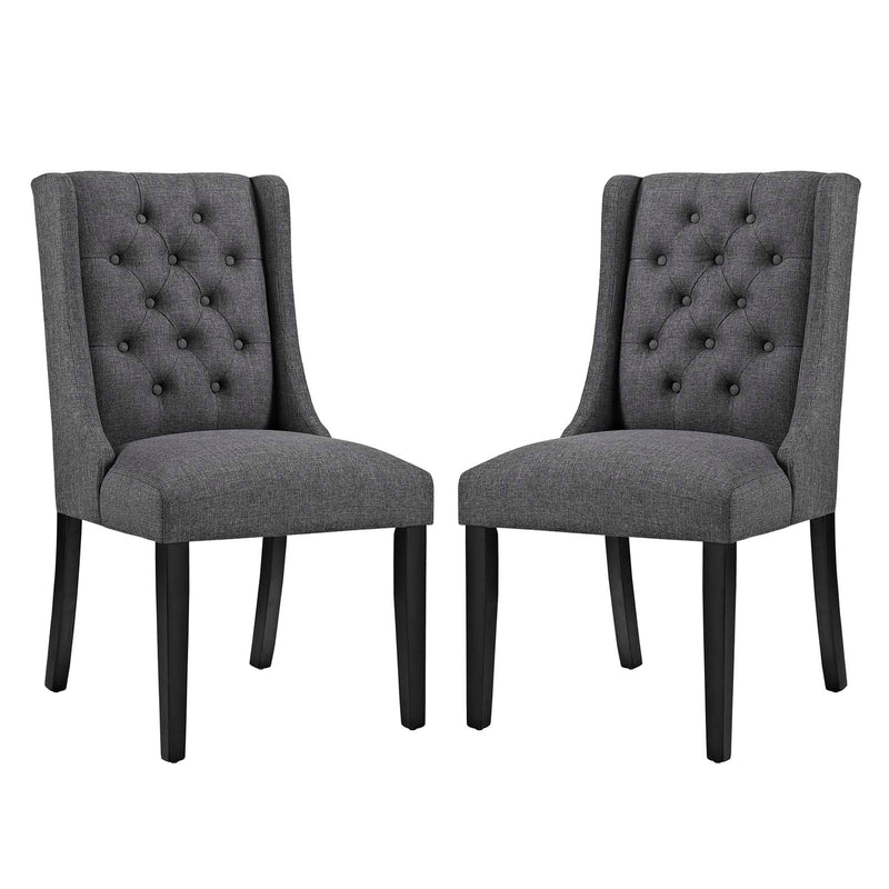 Modway Baronet Dining Chair Fabric Set of 2 - EEI-3557 | Dining Chairs | Modishstore - 12