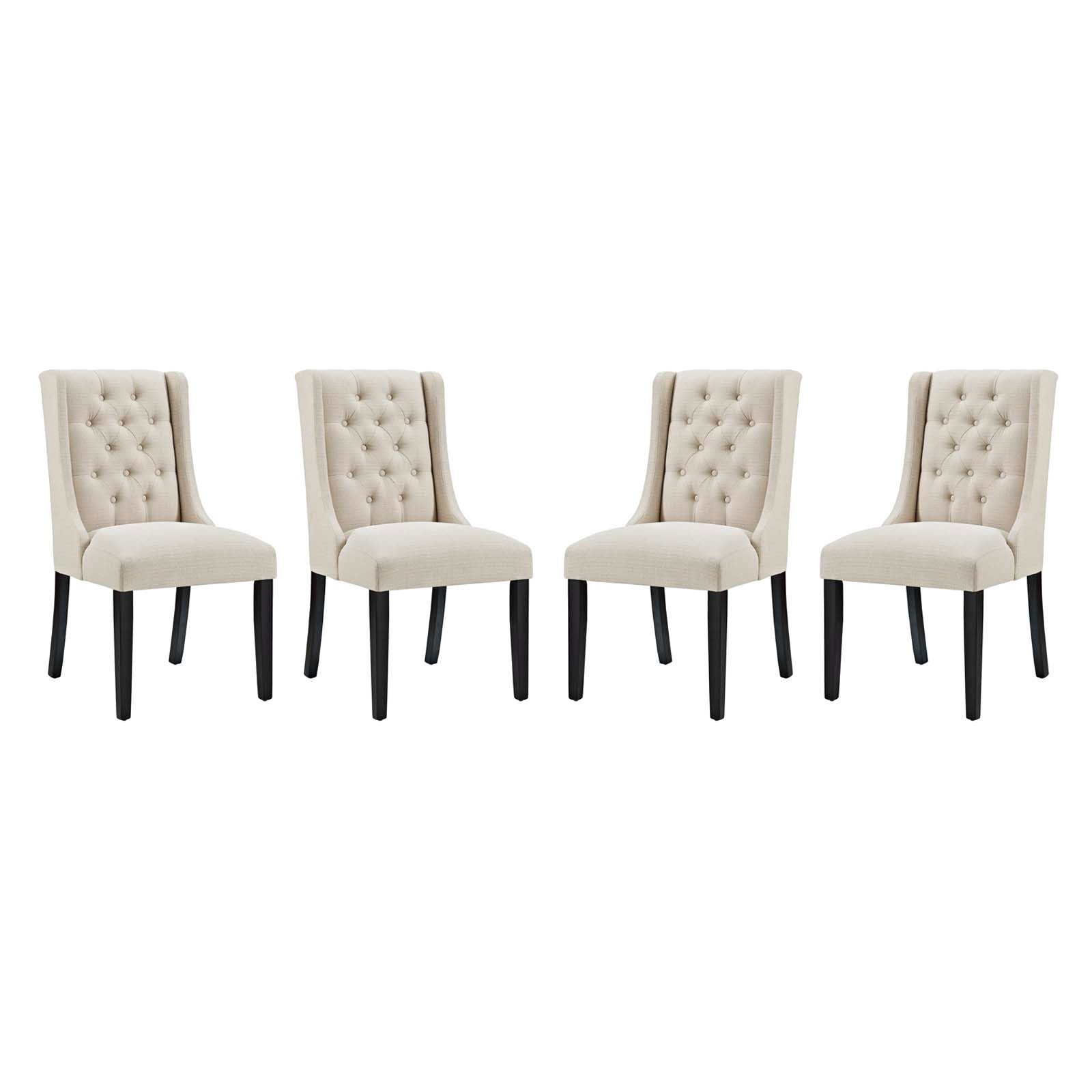 Modway Baronet Dining Chair Fabric Set of 4 - EEI-3558 | Dining Chairs | Modishstore - 5