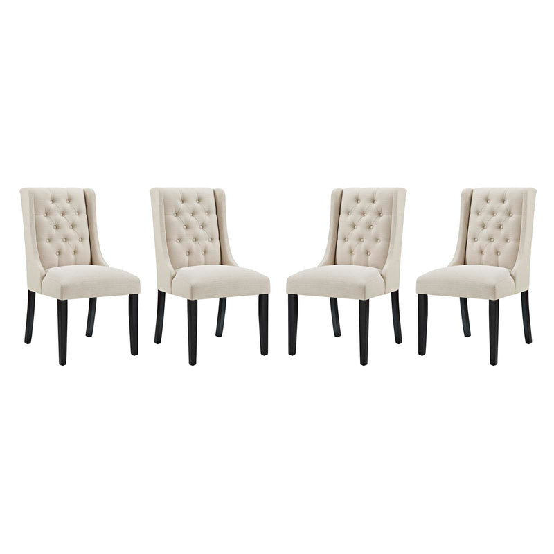 Modway Baronet Dining Chair Fabric Set of 4 - EEI-3558 | Dining Chairs | Modishstore - 5