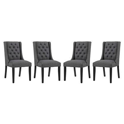 Modway Baronet Dining Chair Fabric Set of 4 - EEI-3558 | Dining Chairs | Modishstore - 7