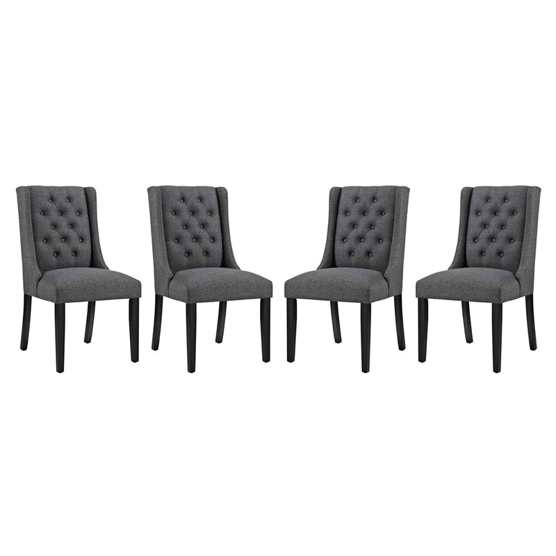 Modway Baronet Dining Chair Fabric Set of 4 - EEI-3558 | Dining Chairs | Modishstore - 7