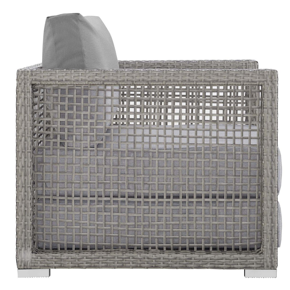 Modway Aura 6 Piece Outdoor Patio Wicker Rattan Set - EEI-3559 | Outdoor Sofas, Loveseats & Sectionals | Modishstore - 13