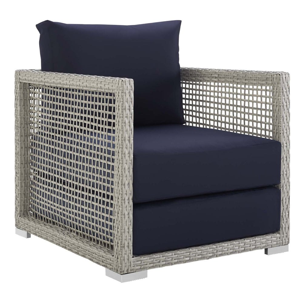 Modway Aura 6 Piece Outdoor Patio Wicker Rattan Set - EEI-3559 | Outdoor Sofas, Loveseats & Sectionals | Modishstore - 23