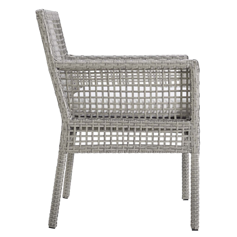 Modway Aura Dining Armchair Outdoor Patio Wicker Rattan Set of 2 - EEI-3561 | Outdoor Chairs | Modishstore - 13