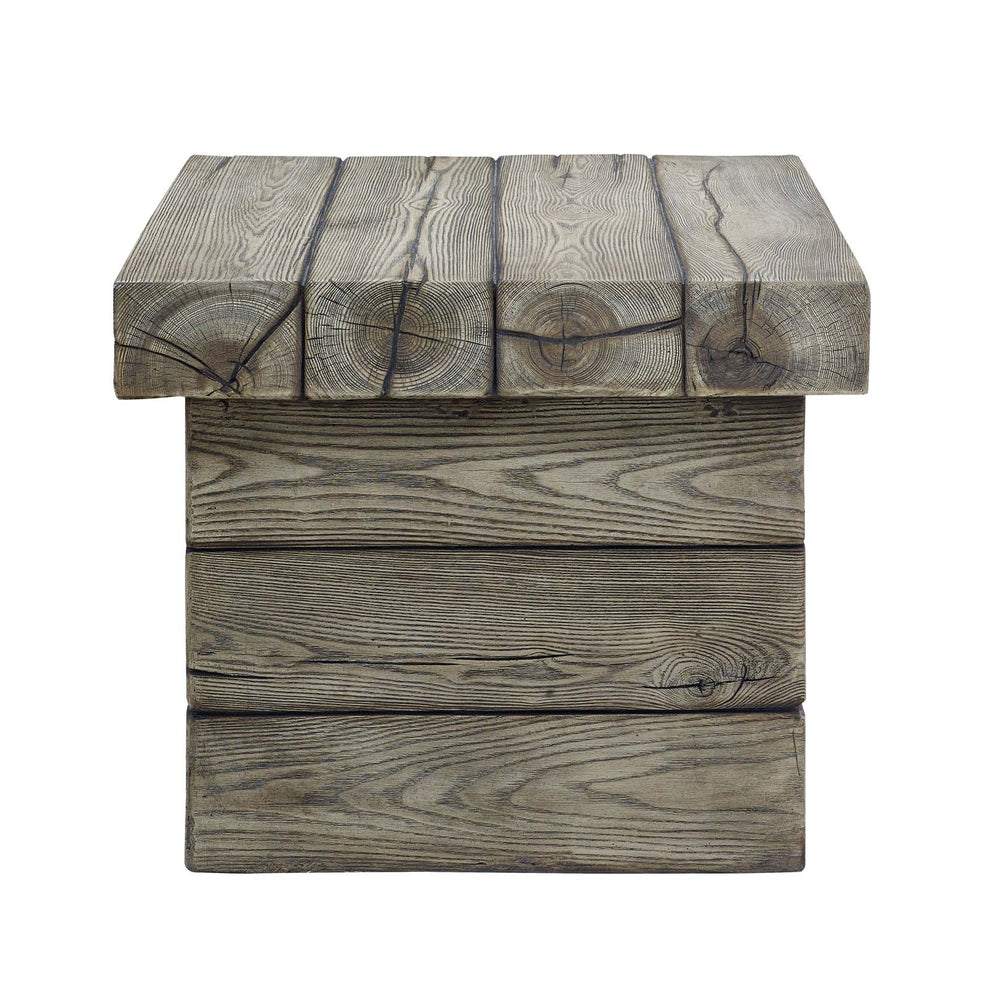 Modway Manteo Rustic Coastal Outdoor Patio Side Table - EEI-3562 | Outdoor Tables | Modishstore - 2