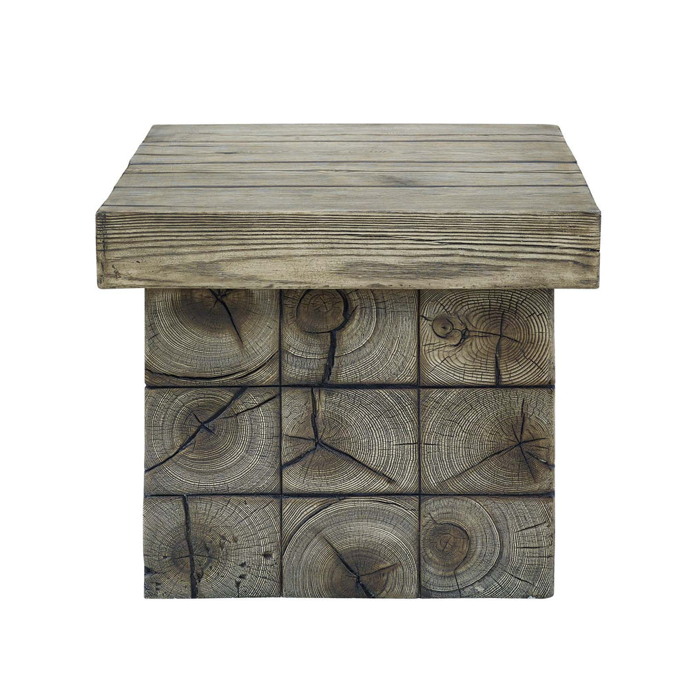 Modway Manteo Rustic Coastal Outdoor Patio Side Table - EEI-3562 | Outdoor Tables | Modishstore - 3