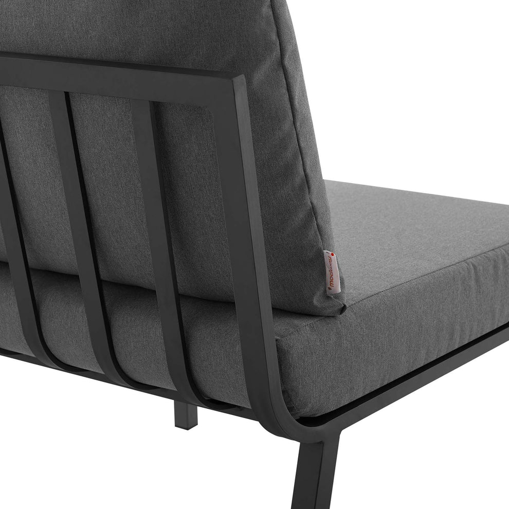 Modway Riverside Outdoor Patio Aluminum Armless Chair - EEI-3567 | Outdoor Chairs | Modishstore - 6