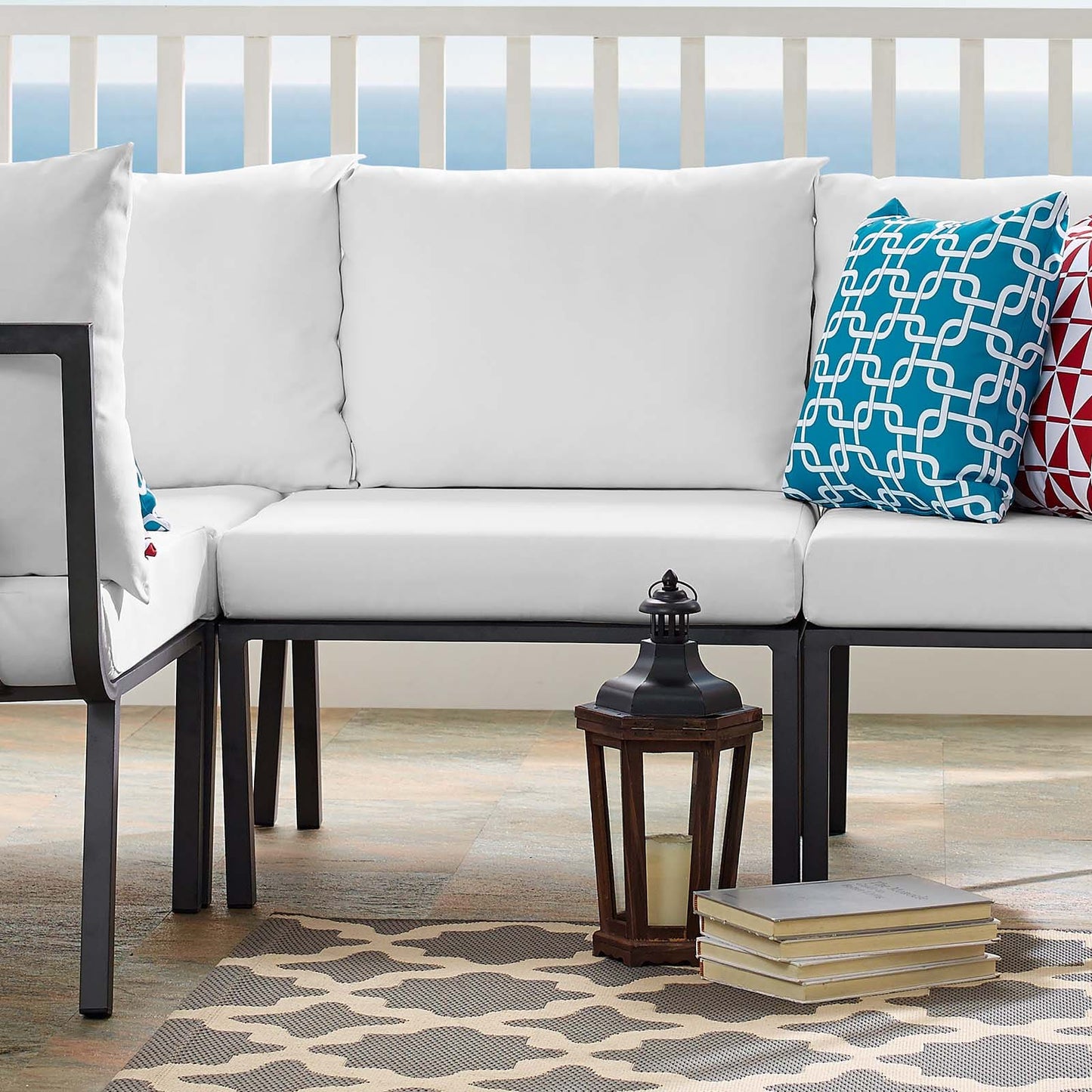 Modway Riverside Outdoor Patio Aluminum Armless Chair - EEI-3567 | Outdoor Chairs | Modishstore - 7