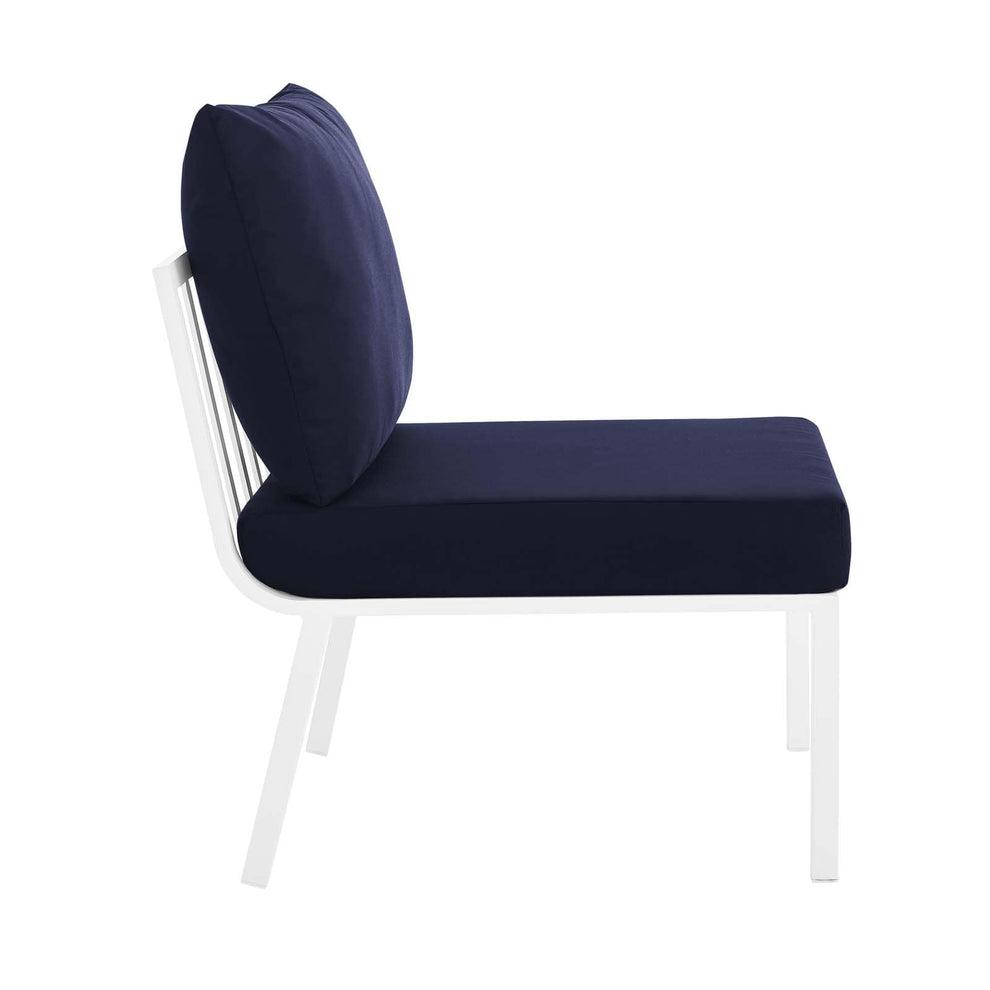Modway Riverside Outdoor Patio Aluminum Armless Chair - EEI-3567 | Outdoor Chairs | Modishstore - 21