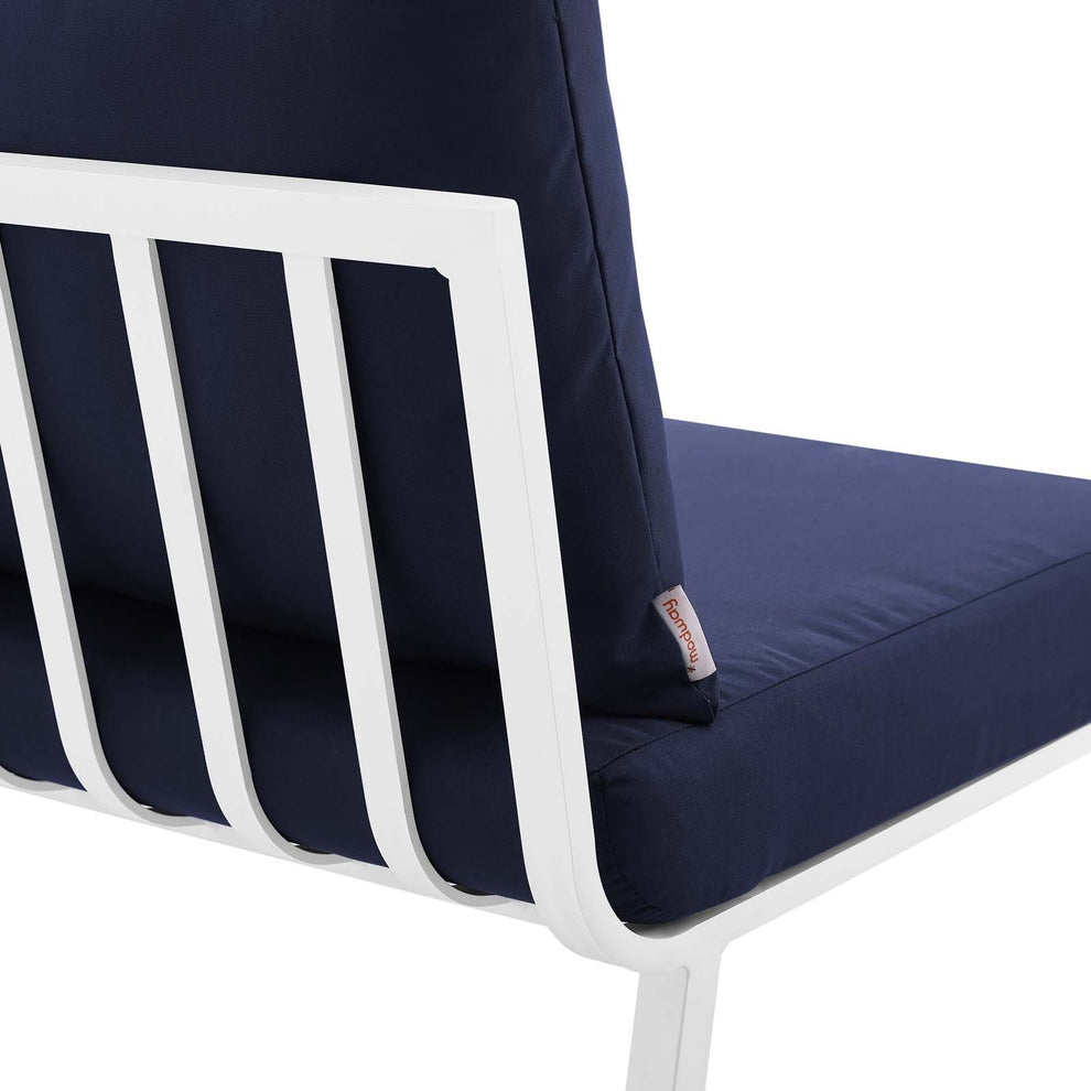 Modway Riverside Outdoor Patio Aluminum Armless Chair - EEI-3567 | Outdoor Chairs | Modishstore - 24
