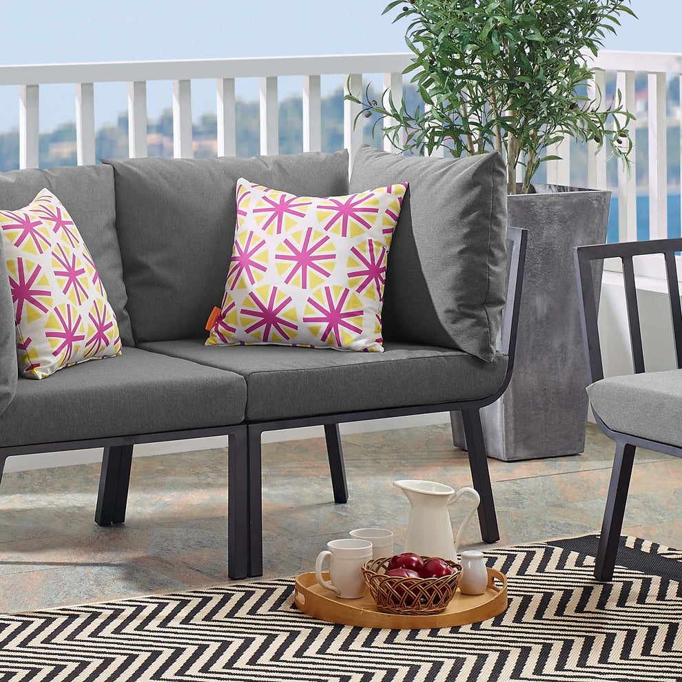 Modway Riverside Outdoor Patio Aluminum Corner Chair - EEI-3569 | Outdoor Chairs | Modishstore - 1