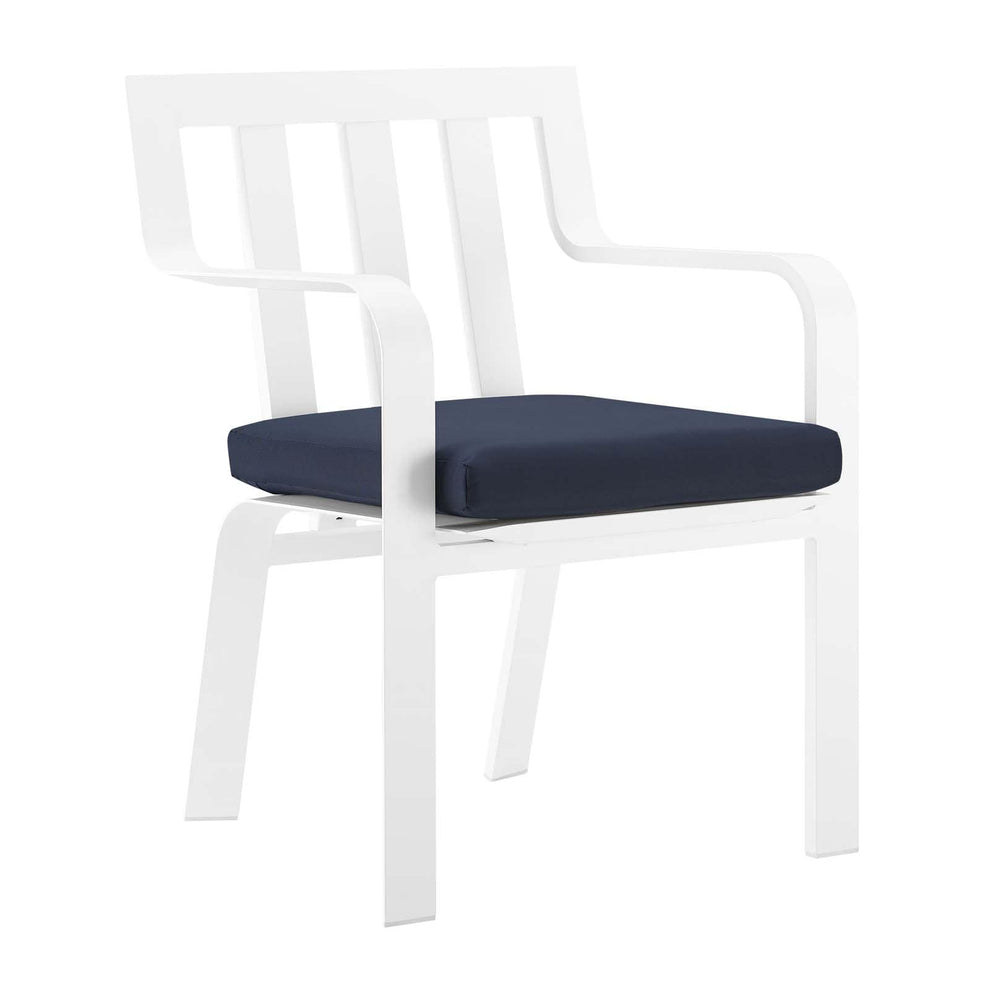 Modway Baxley Stackable Outdoor Patio Aluminum Dining Armchair - EEI-3571 | Armchairs | Modishstore - 7