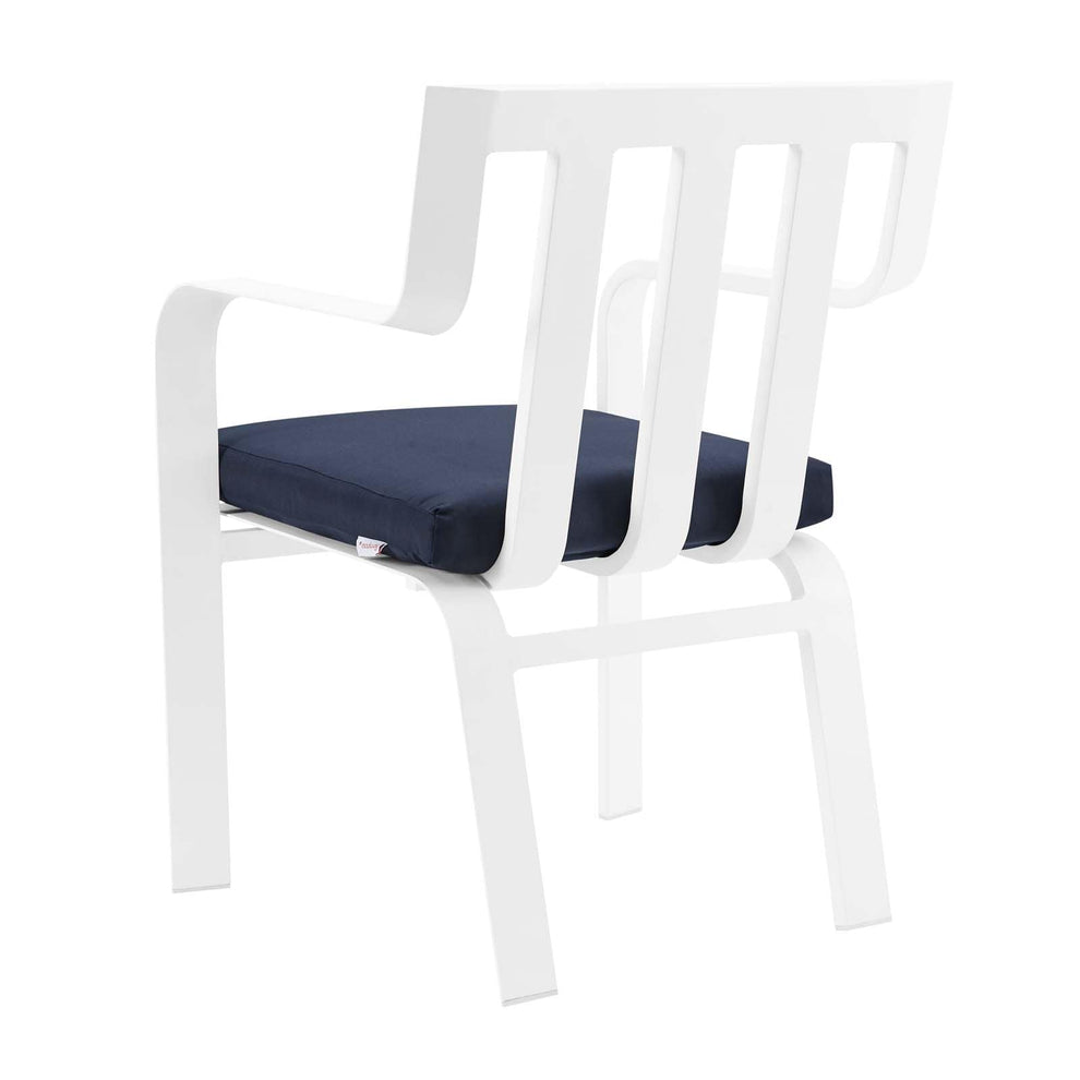 Modway Baxley Stackable Outdoor Patio Aluminum Dining Armchair - EEI-3571 | Armchairs | Modishstore - 9