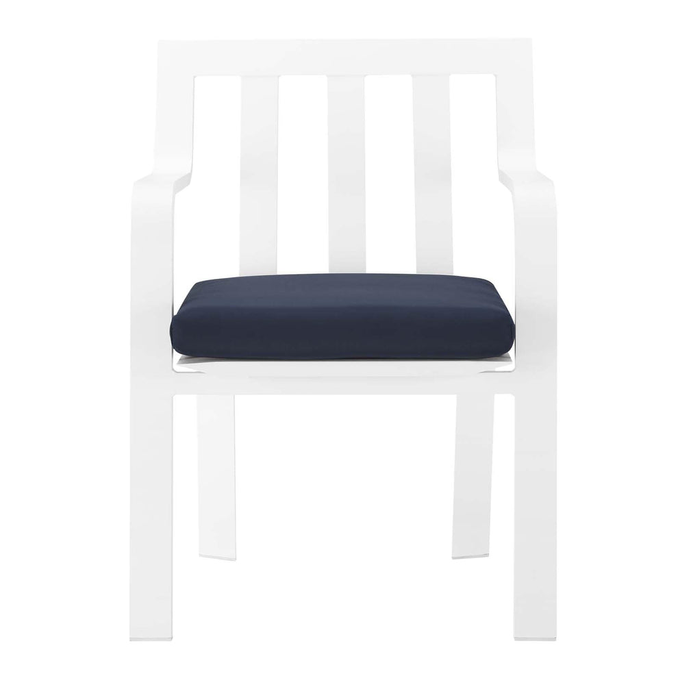 Modway Baxley Stackable Outdoor Patio Aluminum Dining Armchair - EEI-3571 | Armchairs | Modishstore - 10