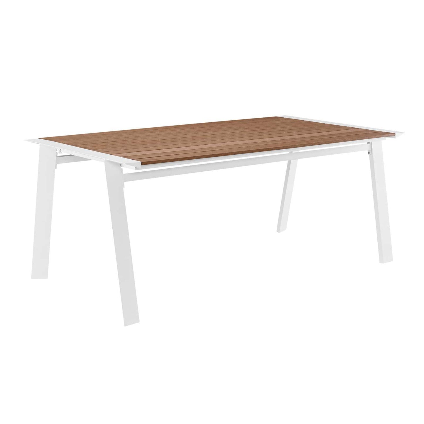 Modway Roanoke 73" Outdoor Patio Aluminum Dining Table - EEI-3572 | Dining Tables | Modishstore - 2