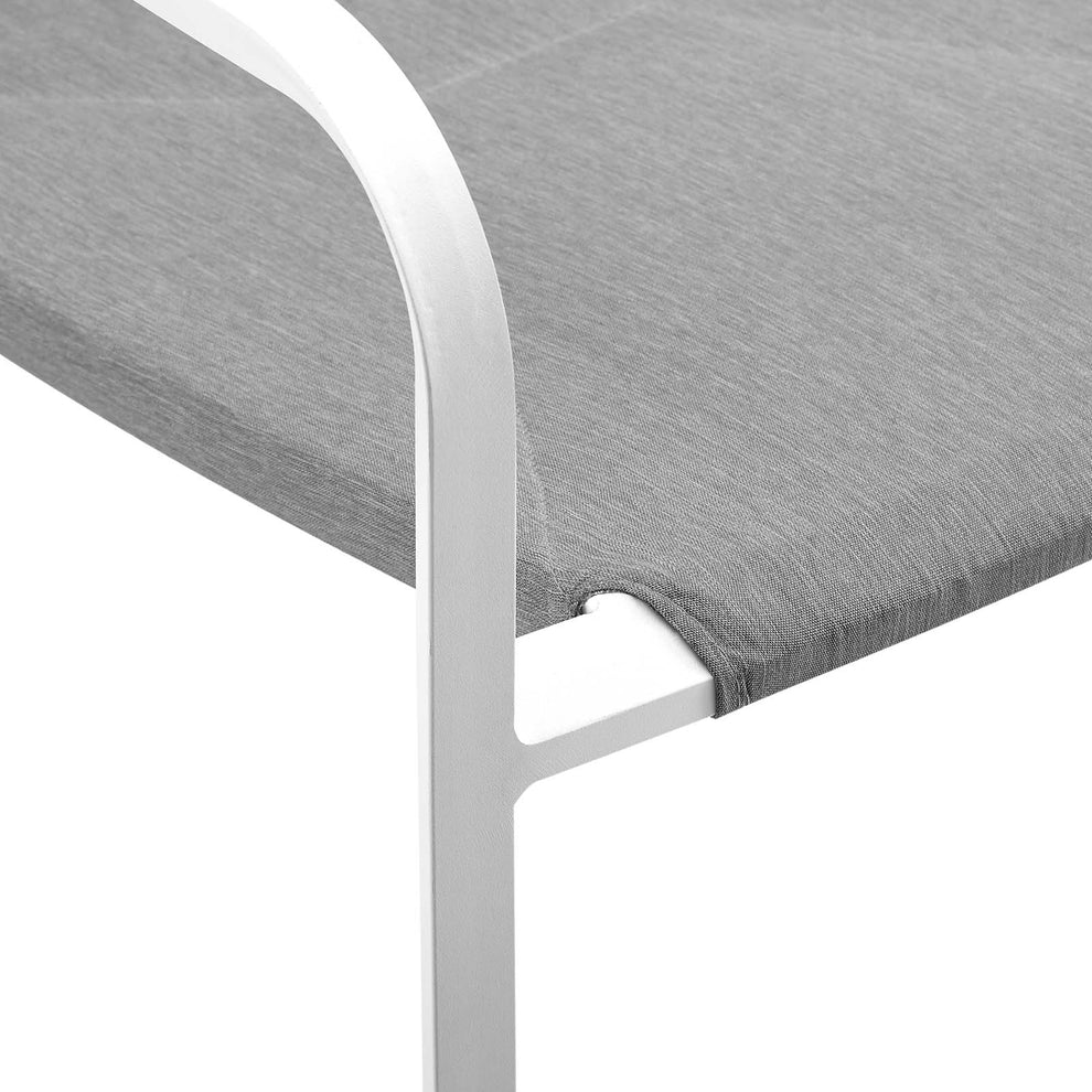Modway Raleigh Stackable Outdoor Patio Aluminum Dining Armchair - EEI-3573 | Dining Chairs | Modishstore - 2