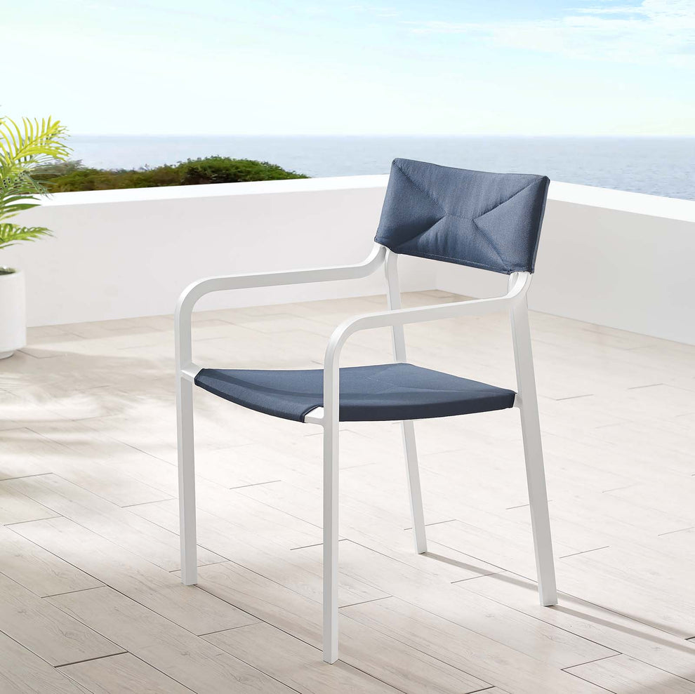 Modway Raleigh Stackable Outdoor Patio Aluminum Dining Armchair - EEI-3573 | Dining Chairs | Modishstore - 11