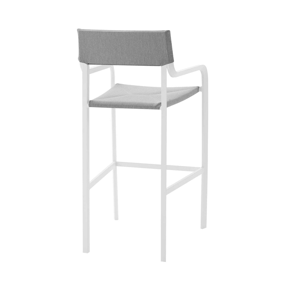 Raleigh Stackable Outdoor Patio Aluminum Bar Stool - EEI-3574 | Bar Stools | Modishstore - 4