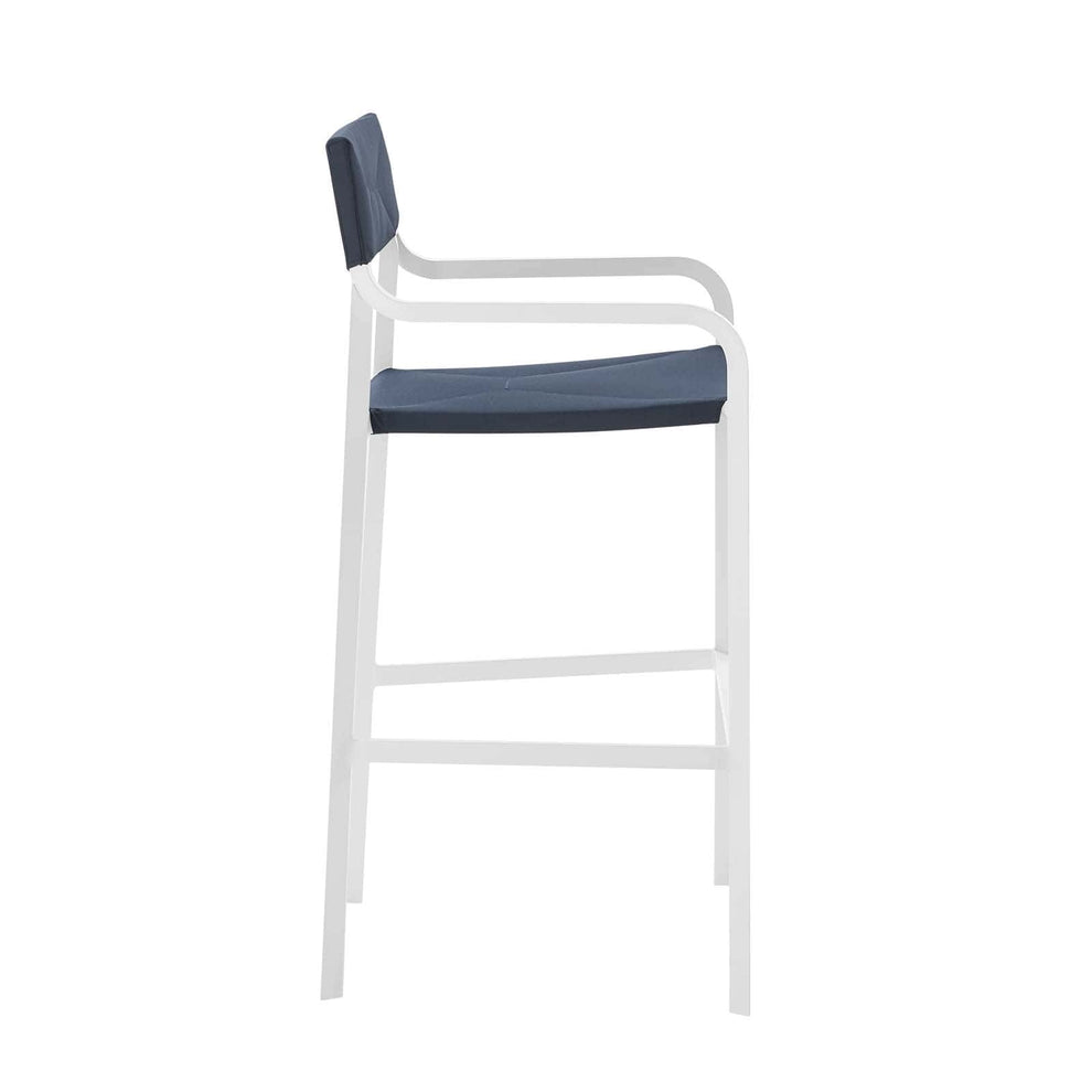 Raleigh Stackable Outdoor Patio Aluminum Bar Stool - EEI-3574 | Bar Stools | Modishstore - 9