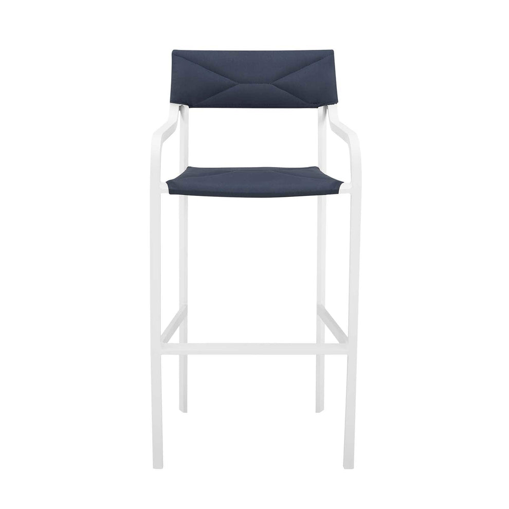 Raleigh Stackable Outdoor Patio Aluminum Bar Stool - EEI-3574 | Bar Stools | Modishstore - 11