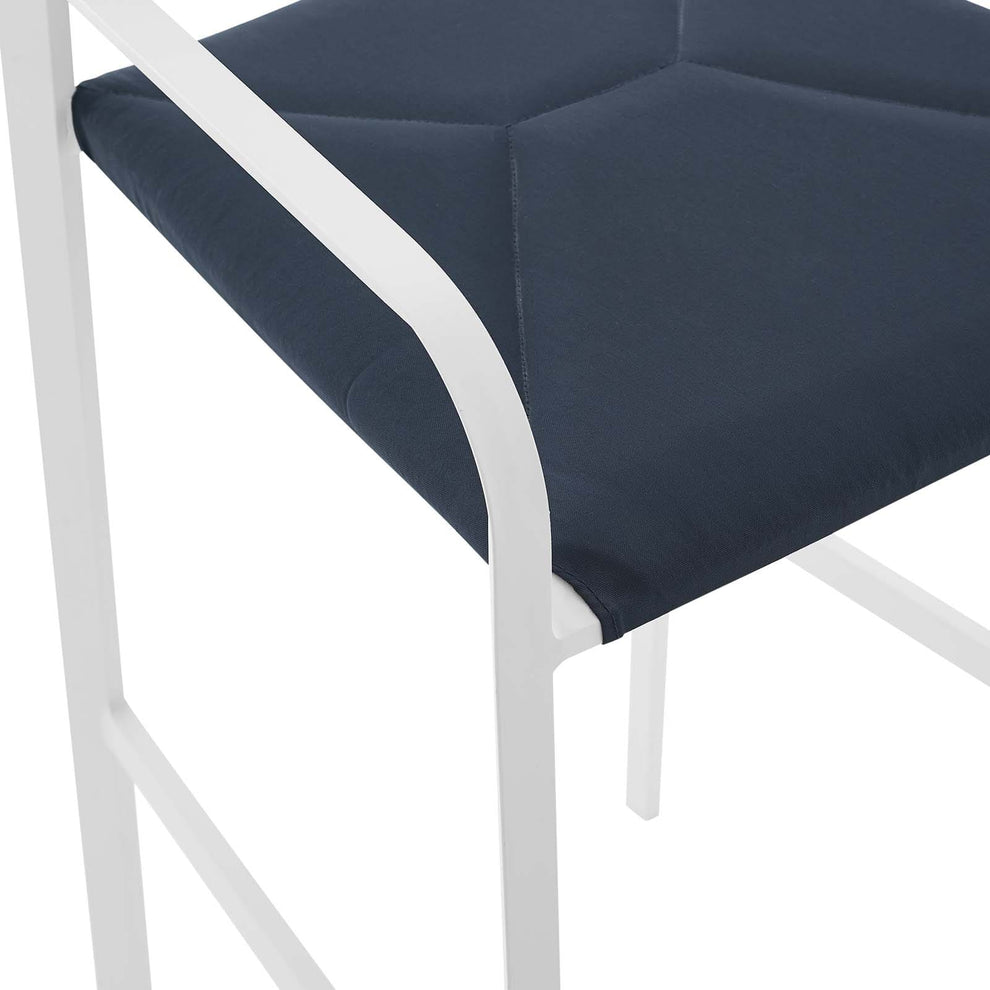 Raleigh Stackable Outdoor Patio Aluminum Bar Stool - EEI-3574 | Bar Stools | Modishstore - 12