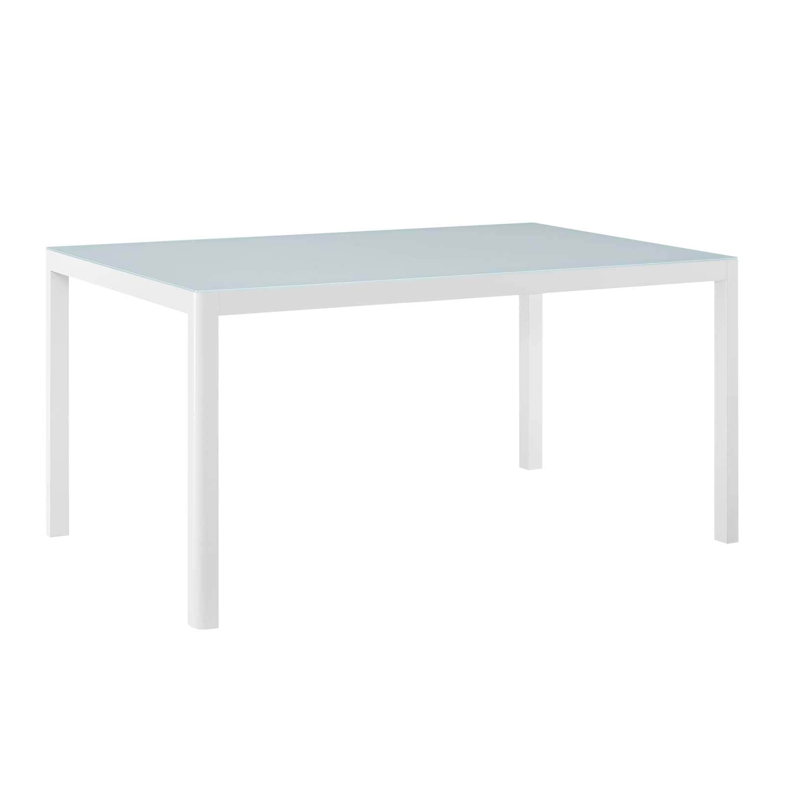 Modway Raleigh 59" Outdoor Patio Aluminum Dining Table - EEI-3576 | Dining Tables | Modishstore - 2
