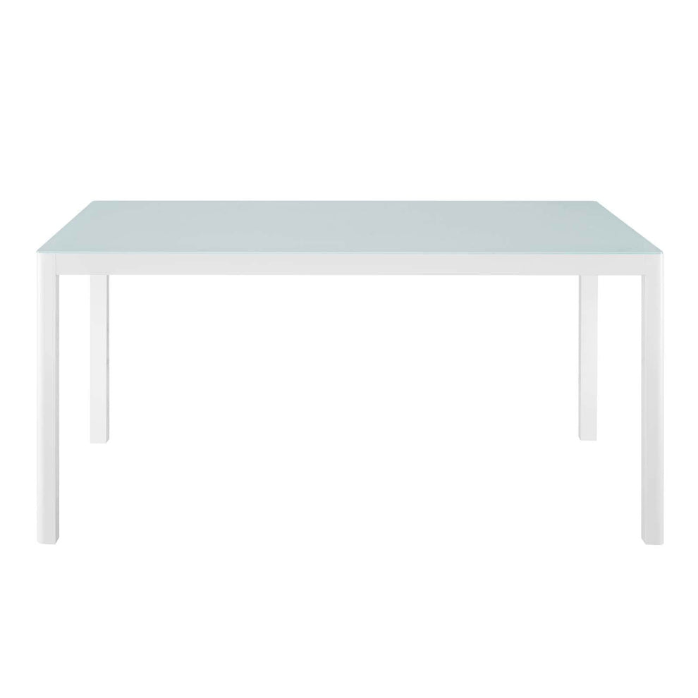 Modway Raleigh 59" Outdoor Patio Aluminum Dining Table - EEI-3576 | Dining Tables | Modishstore - 3