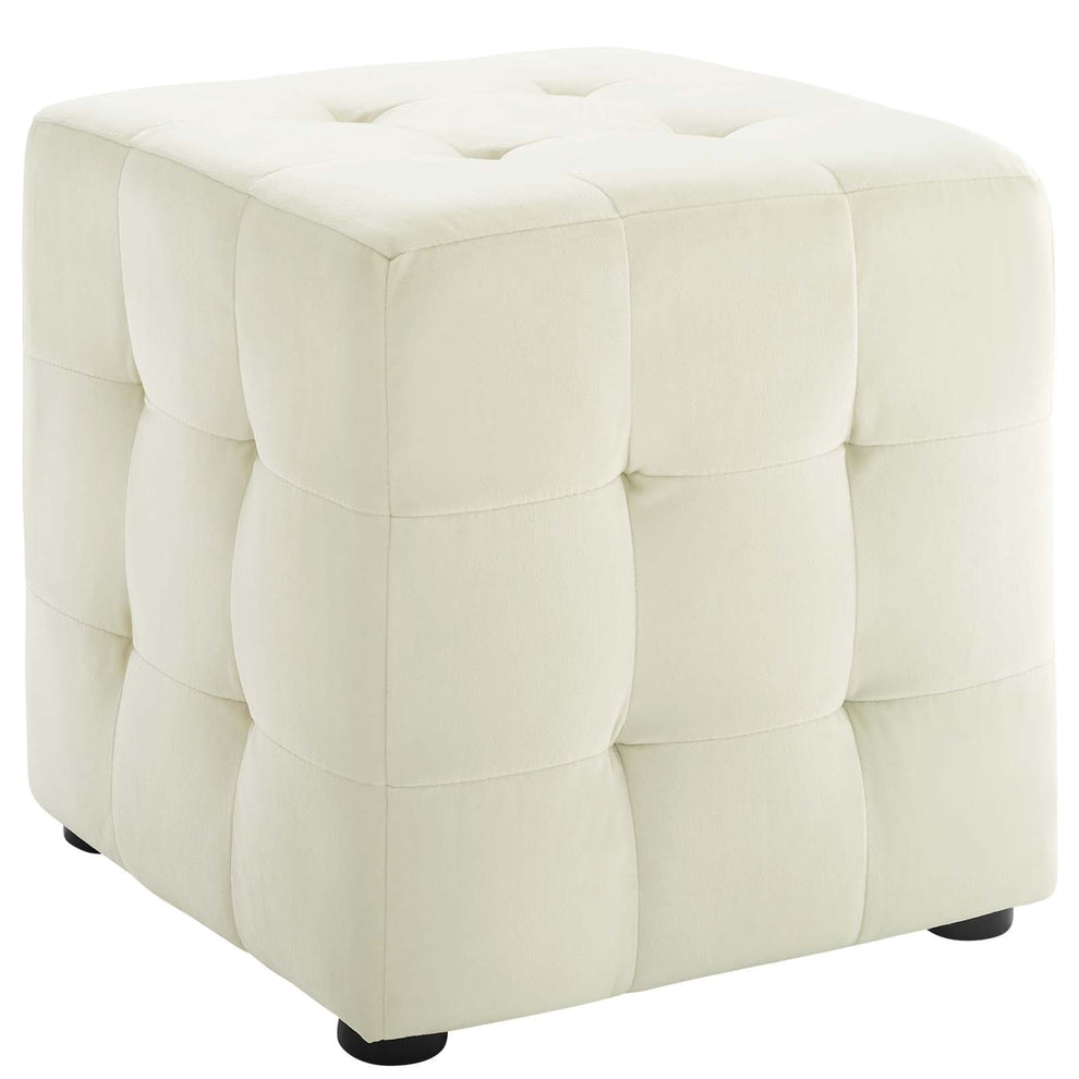 Modway Contour Tufted Cube Performance Velvet Ottoman - EEI-3577 | Ottomans | Modishstore - 7