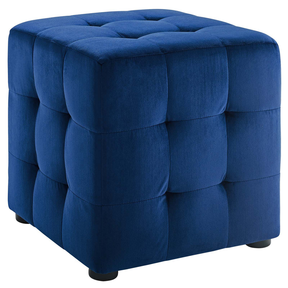 Modway Contour Tufted Cube Performance Velvet Ottoman - EEI-3577 | Ottomans | Modishstore - 16