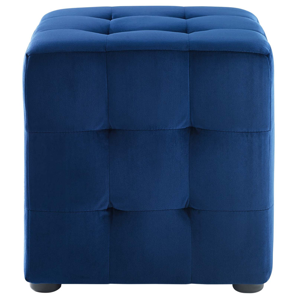 Modway Contour Tufted Cube Performance Velvet Ottoman - EEI-3577 | Ottomans | Modishstore - 17