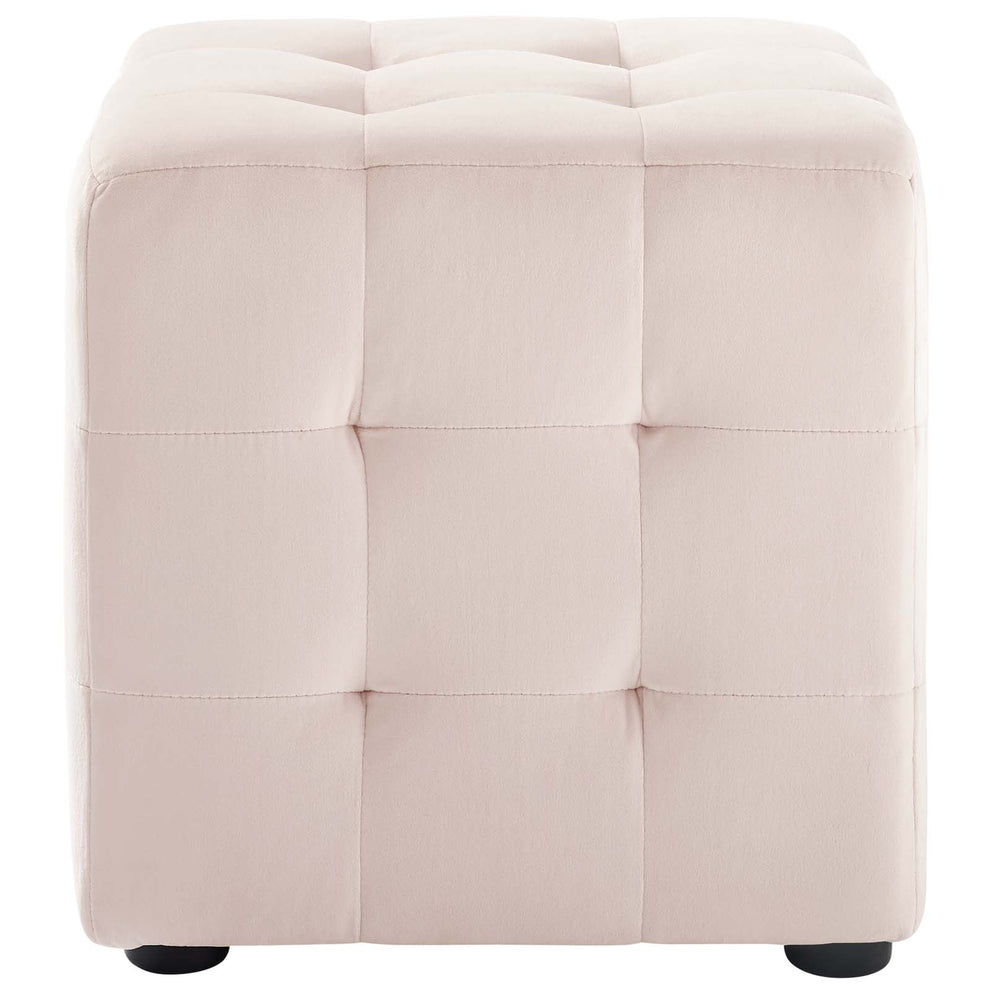Modway Contour Tufted Cube Performance Velvet Ottoman - EEI-3577 | Ottomans | Modishstore - 22