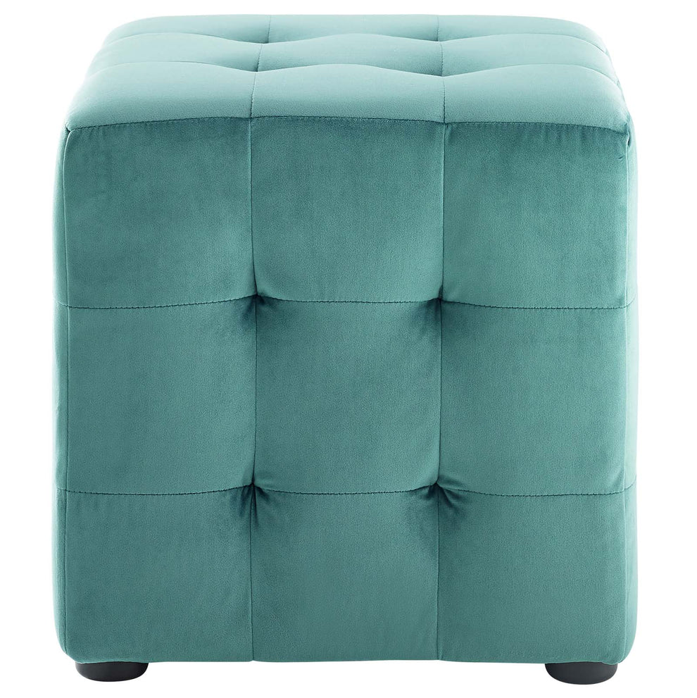 Modway Contour Tufted Cube Performance Velvet Ottoman - EEI-3577 | Ottomans | Modishstore - 27