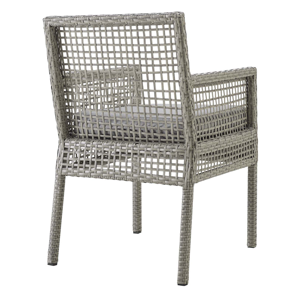 Modway Aura Dining Armchair Outdoor Patio Wicker Rattan Set of 4 - EEI-3594 | Outdoor Chairs | Modishstore - 11