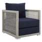 Aura 3 Piece Modern Outdoor Patio Wicker Rattan Set by Modway | Outdoor Chairs | Modishstore-2