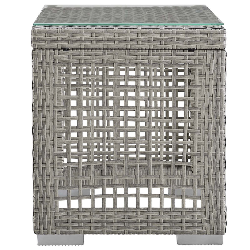 Aura 3 Piece Modern Outdoor Patio Wicker Rattan Set by Modway - EEI-3595 | Outdoor Chairs | Modishstore - 4
