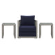 Modway Aura Three Piece Outdoor Patio Wicker Rattan Set | Outdoor Chairs | Modishstore-5