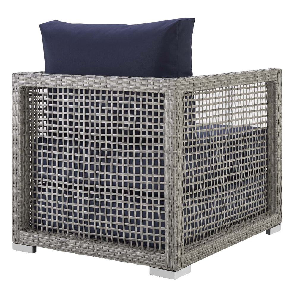 Modway Aura Three Piece Outdoor Patio Wicker Rattan Set - EEI-3597 | Outdoor Chairs | Modishstore - 8