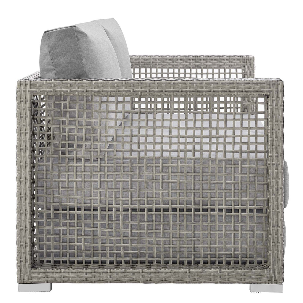 Modway Aura 3 Piece Outdoor Patio Wicker Rattan Set - EEI-3598 | Outdoor Sofas, Loveseats & Sectionals | Modishstore - 14