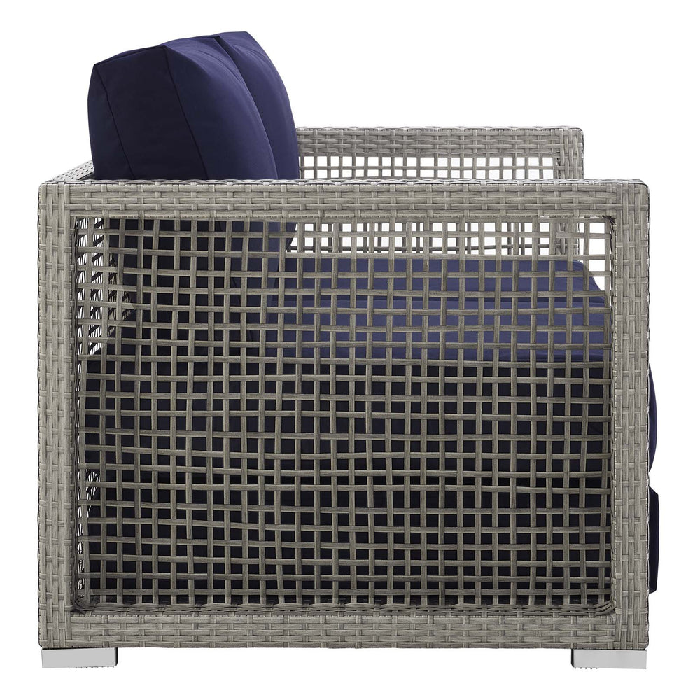 Modway Aura 3 Piece Outdoor Patio Wicker Rattan Set - EEI-3598 | Outdoor Sofas, Loveseats & Sectionals | Modishstore - 18