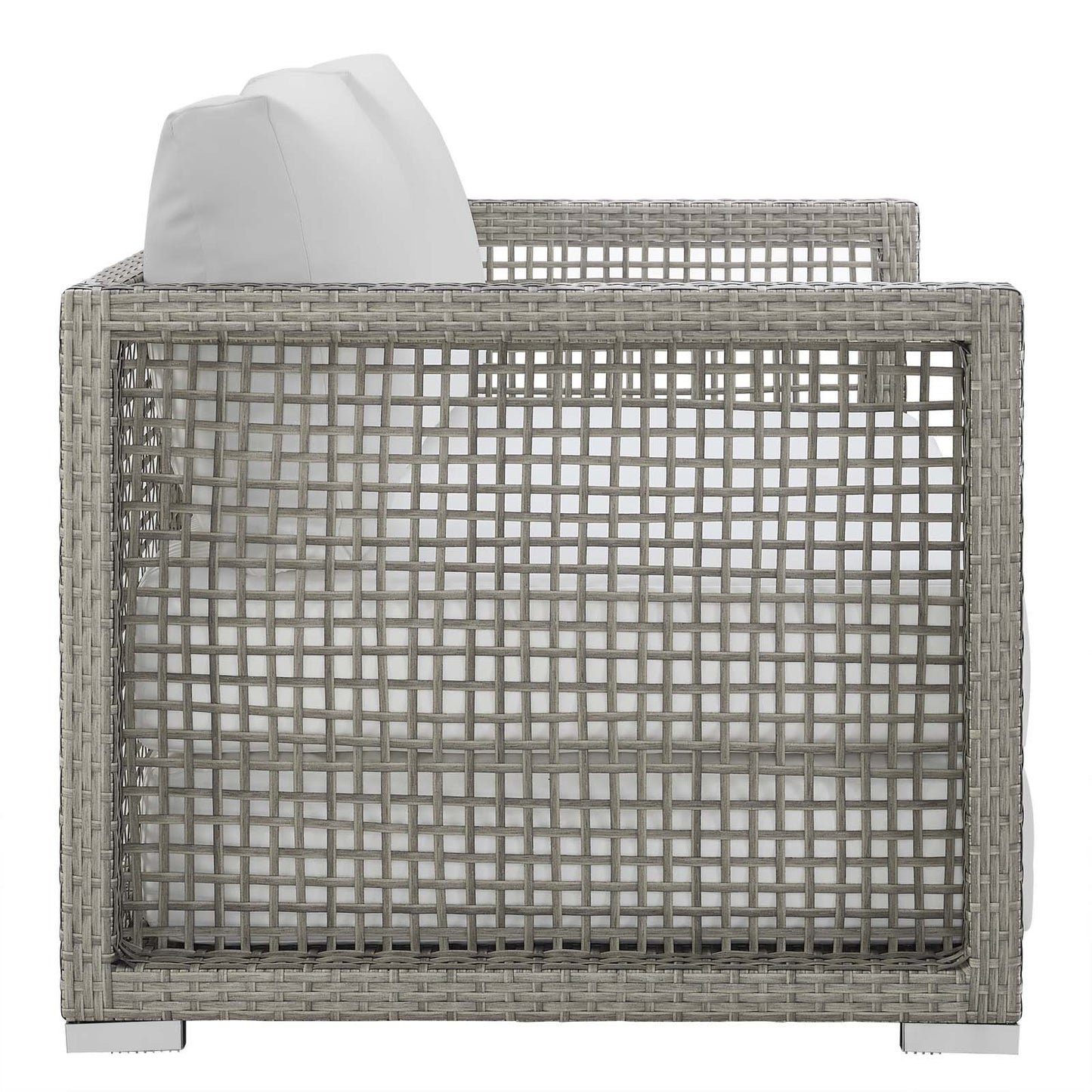 Modway Aura 3 Piece Outdoor Patio Wicker Rattan Set - EEI-3598 | Outdoor Sofas, Loveseats & Sectionals | Modishstore - 16