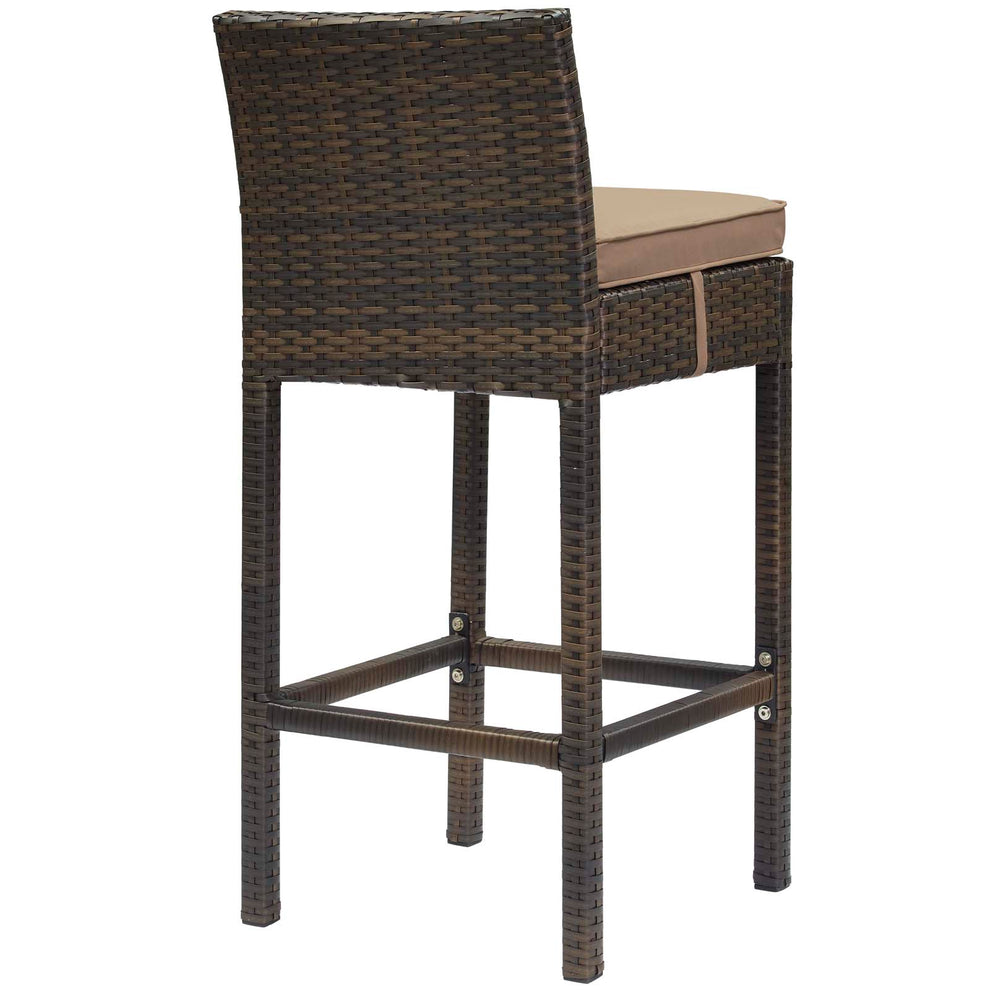 Modway Conduit Bar Stool Outdoor Patio Wicker Rattan Set of 4 - EEI-3601 | Bar Stools | Modishstore - 30