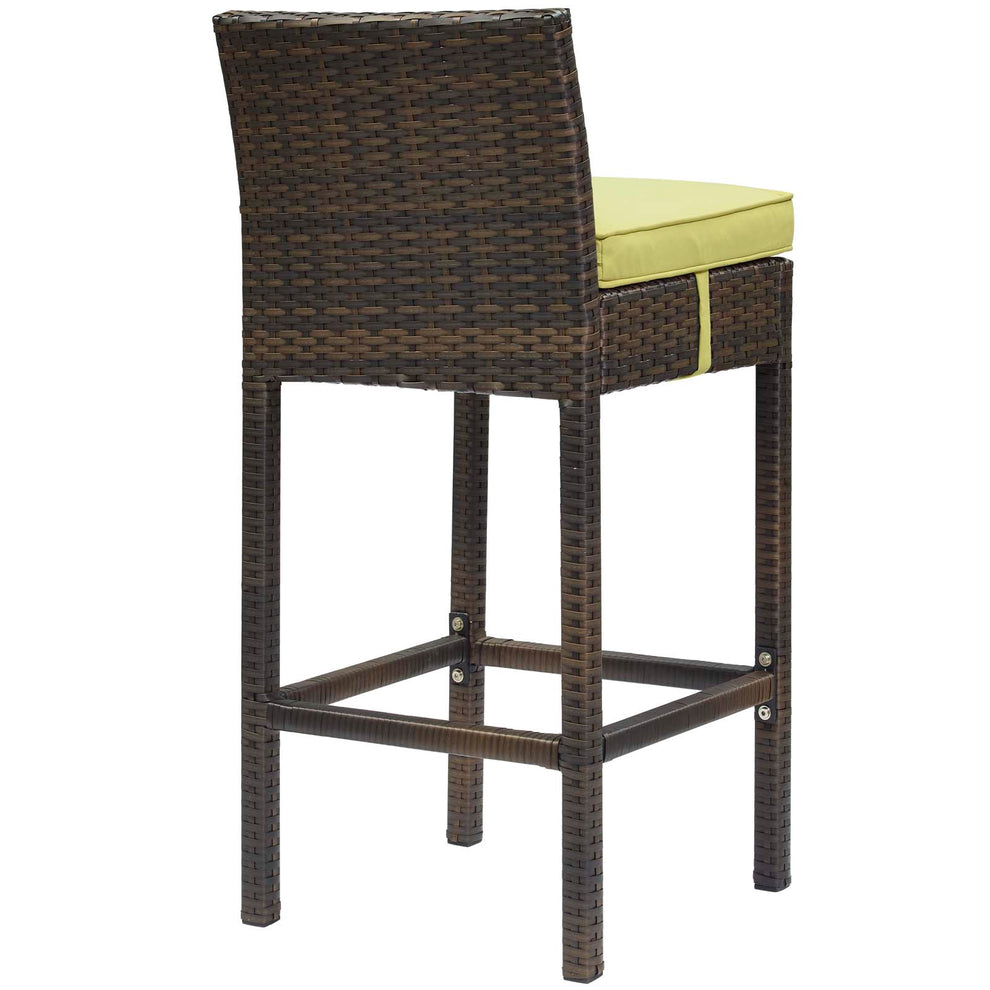 Modway Conduit Bar Stool Outdoor Patio Wicker Rattan Set of 4 - EEI-3601 | Bar Stools | Modishstore - 33