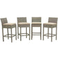 Modway Conduit Bar Stool Outdoor Patio Wicker Rattan Set of 4-EEI-3602 - EEI-3602 | Bar Stools | Modishstore - 2